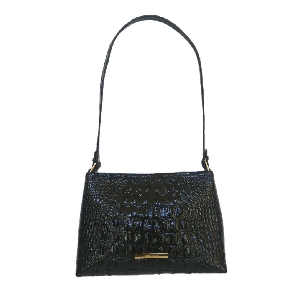 Brahmin Lorelei Shoulder Bag Black Melbourne Leather Great Condition